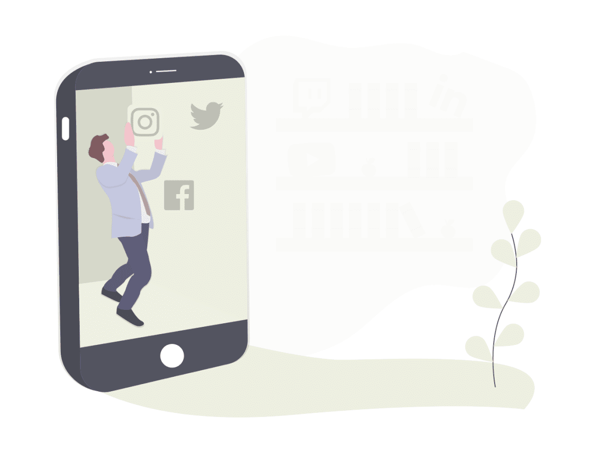Illustration eines Smartphones