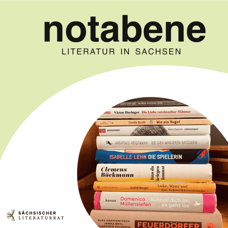 Titelbild für: Neue Romane, Gedichte, Kinderbücher und Übersetzungen: Der "Sächsische Bücherkoffer" im Gespräch